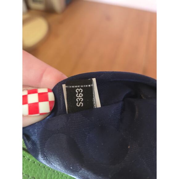 Kate Spade Apple Green Nylon And Leather Tote Bag Large Lots Of Storage - Picture 7 of 7